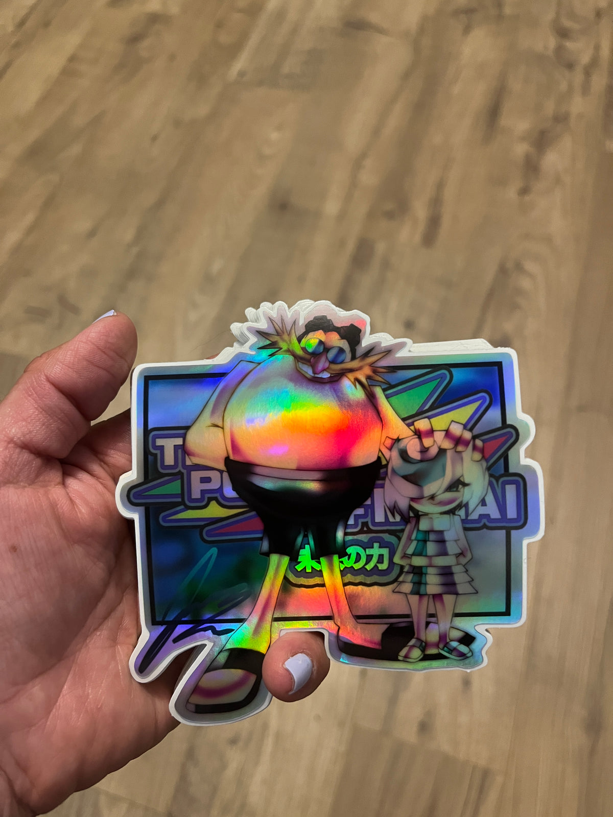 Custom Holographic Logo Stickers | Personalized Business Labels
