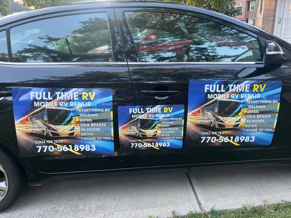 Custom Vehicle Magnets - Personalized Business Logo Signs For Cars And Trucks