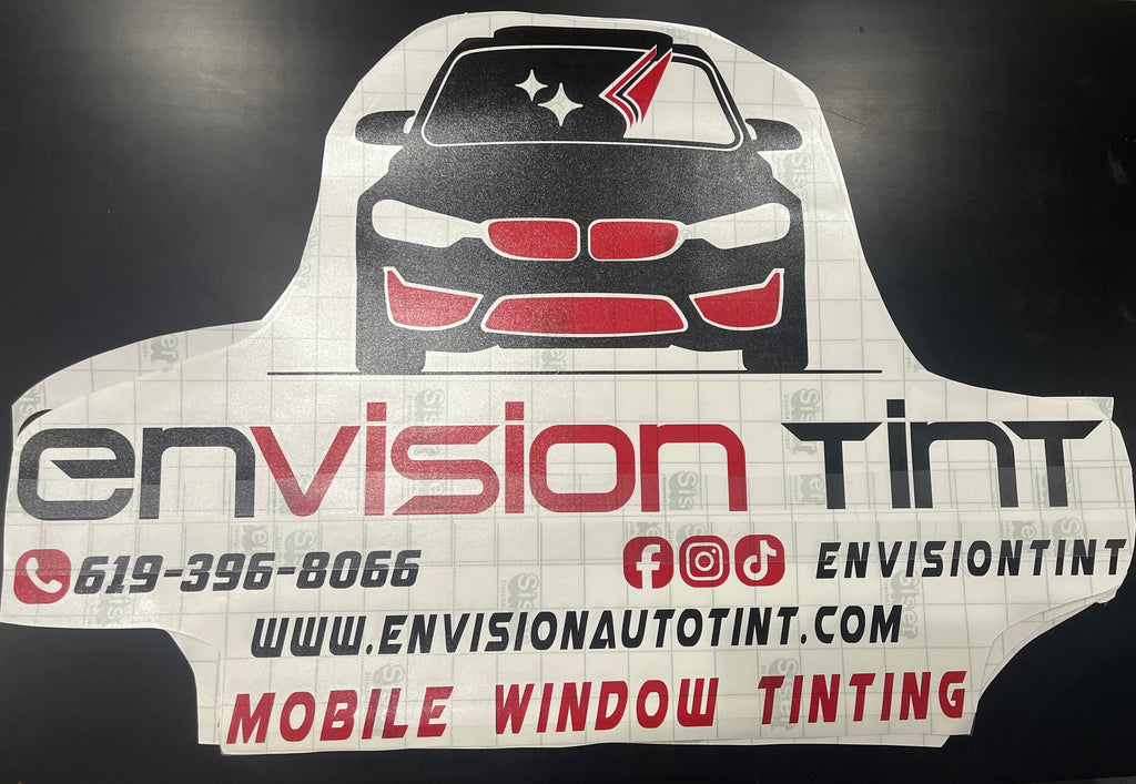 Custom Vinyl Lettering And Logo Decals For Windows, Doors And Vehicles