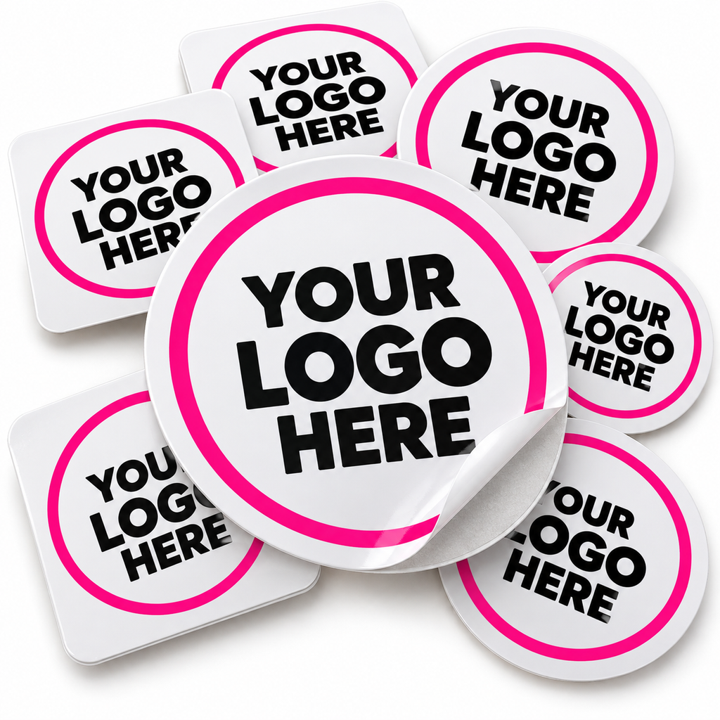 Custom Logo Stickers Personalized Vinyl Product Labels