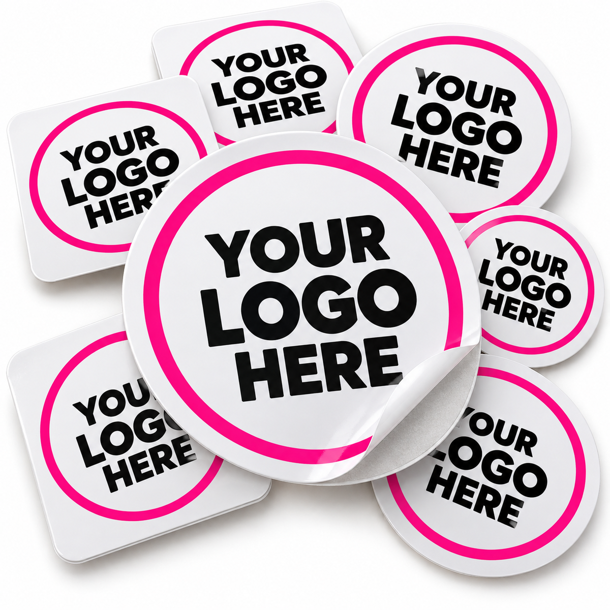 Custom Logo Stickers Personalized Vinyl Product Labels