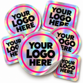 Custom Holographic Logo Stickers | Personalized Business Labels