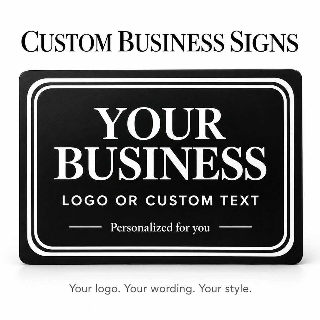 Custom Business Signs | Personalized Door & Wall Signs