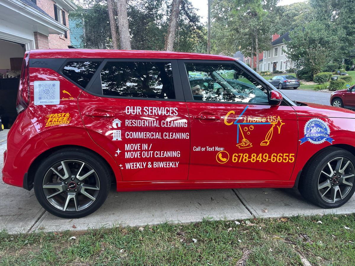 Custom Vinyl Lettering And Logo Decals For Windows, Doors And Vehicles